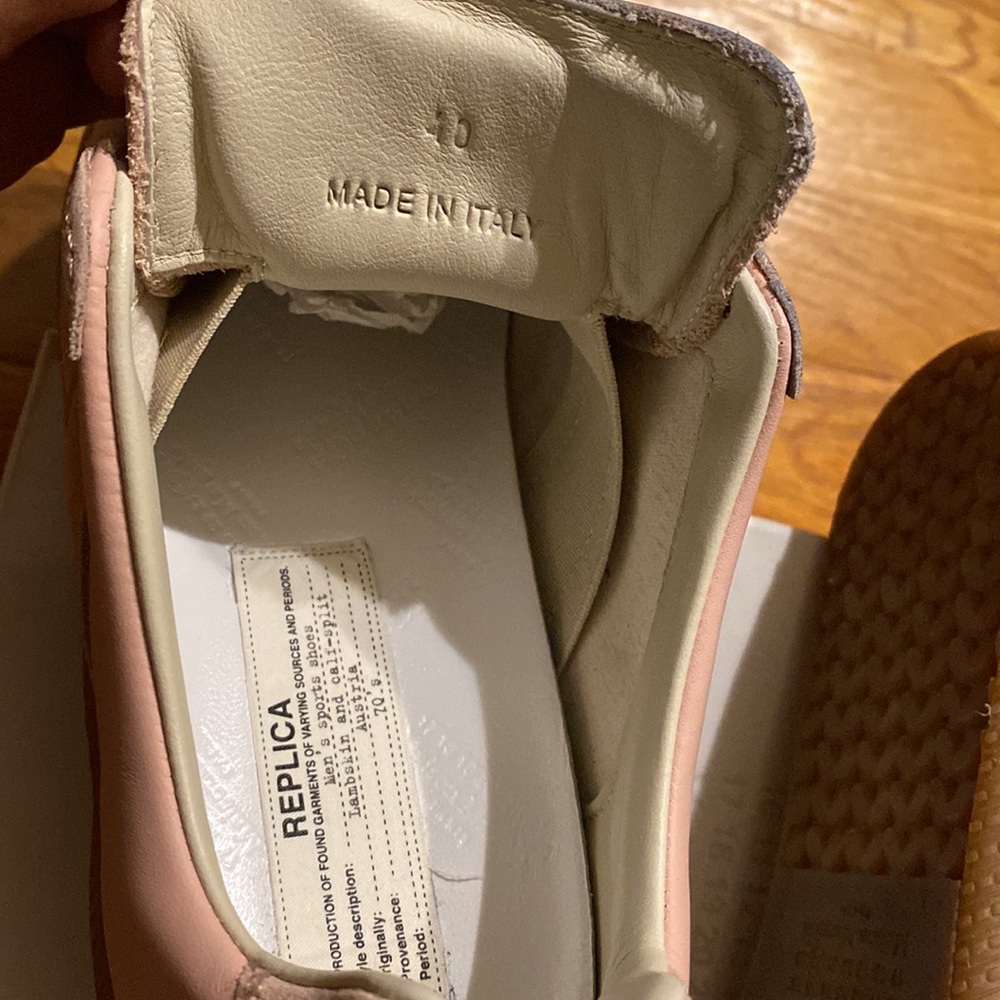 Maison Martin Margiela Replica Sneakers - Mens Size 40 (7) Blush Pink - Picture 8 of 16
